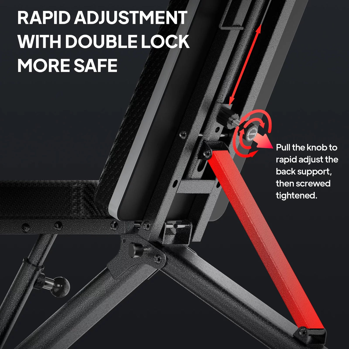 Foldable Adjustable Weight Bench P723