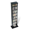 Black Multimedia Tower Storage Cabinet E161