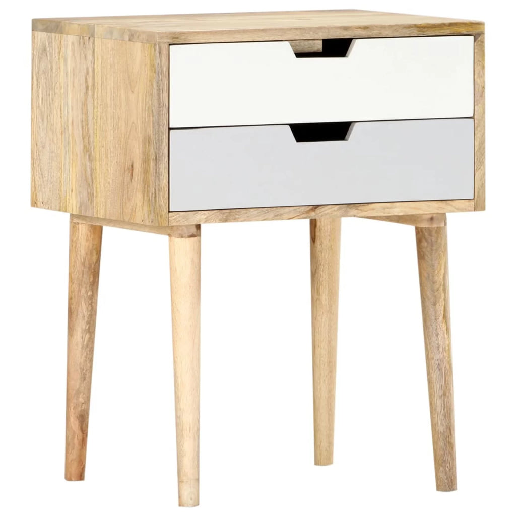 Solid Mango Wood Bedside Cabinet R16481