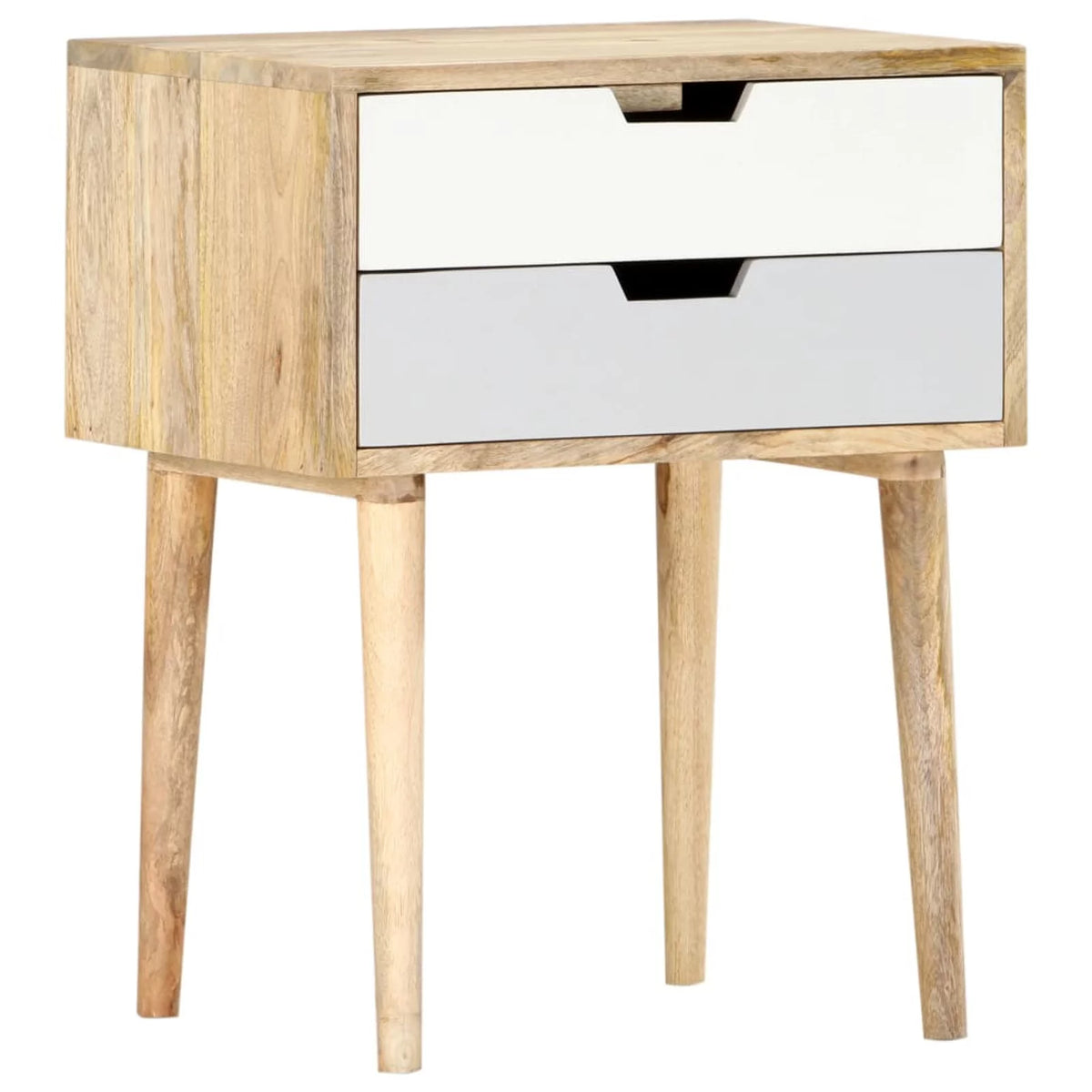 Solid Mango Wood Bedside Cabinet R16481