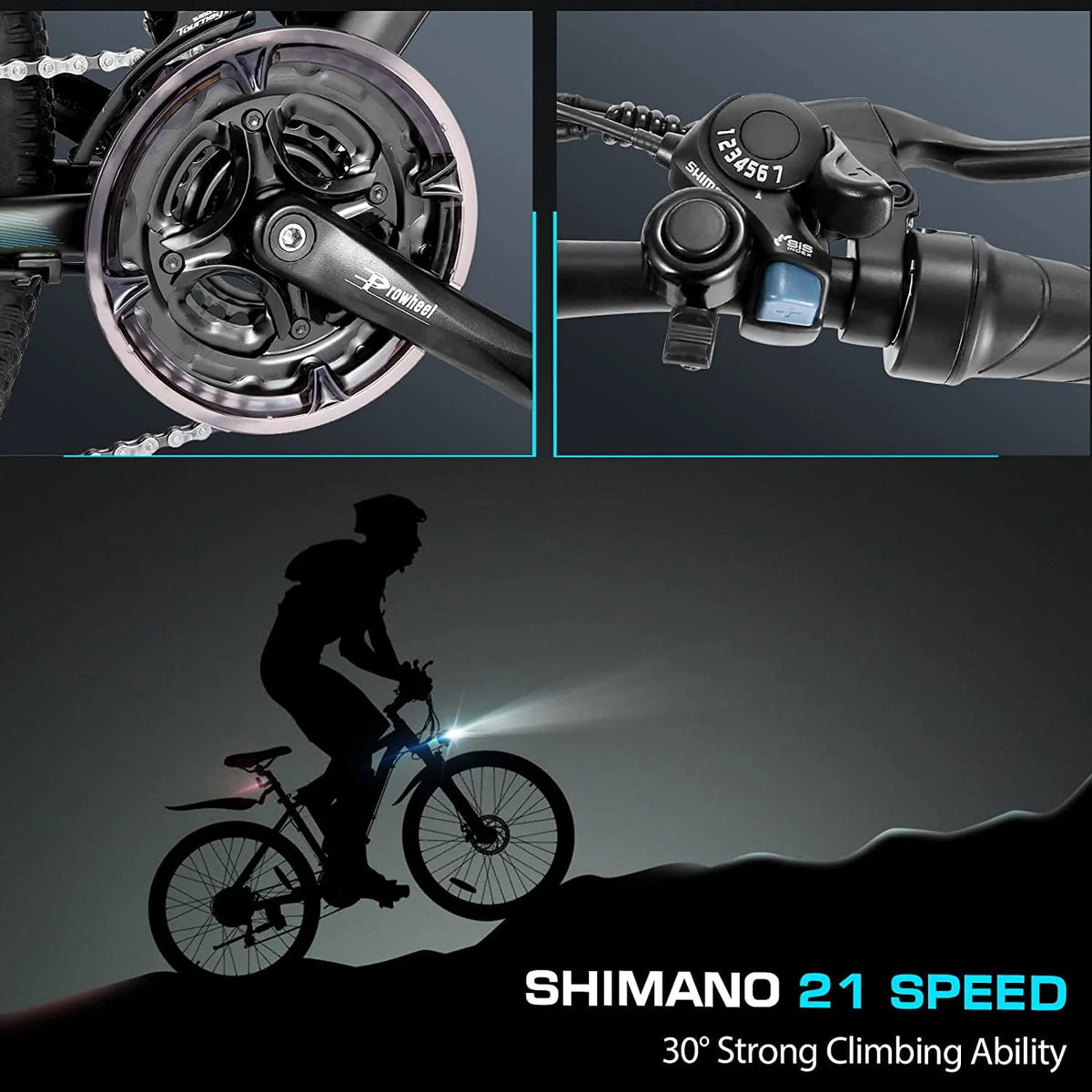 Electric Mountain Bike 500W 21 Speed Q364011
