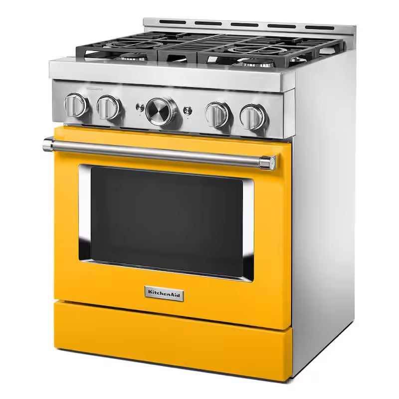 30 in. 4.1 cu. ft. Smart Gas Range with Self-Cleaning and True Convection G441908