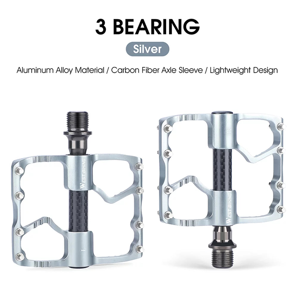 Ultralight Aluminum Alloy 3 Bearings Bike Pedals F12210