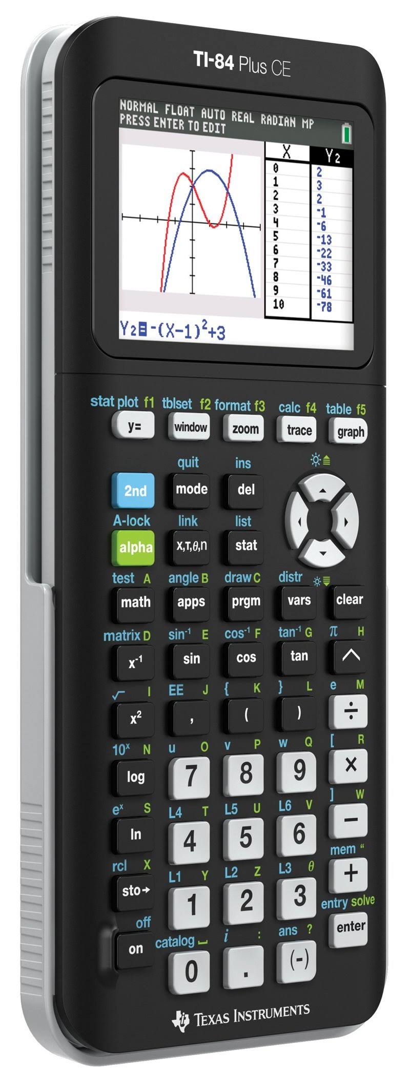 TI-84 Plus CE Graphing Calculator - Black U14157
