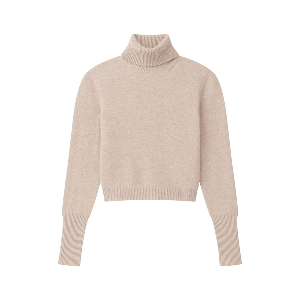 Cashmere Cropped Turtleneck F145257