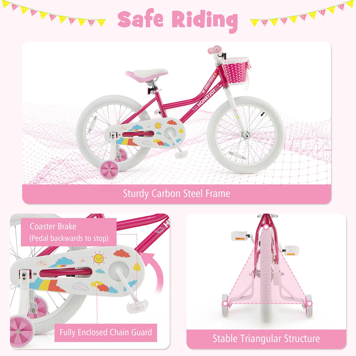 18'' Kids Bike with Training Wheels I60552
