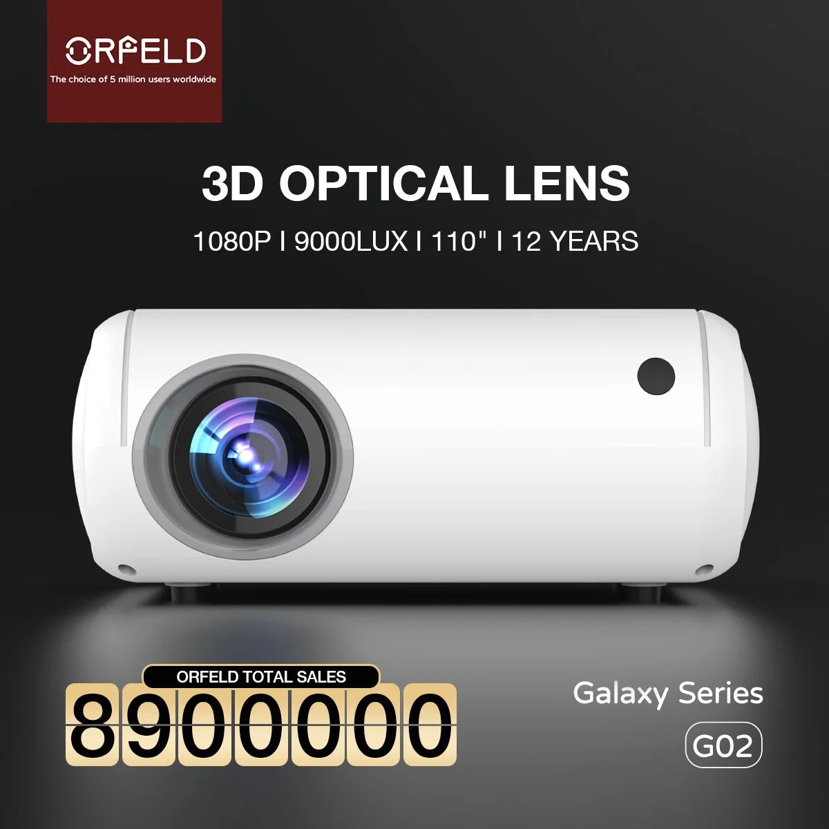 1080P Full HD Mini Projector U90142