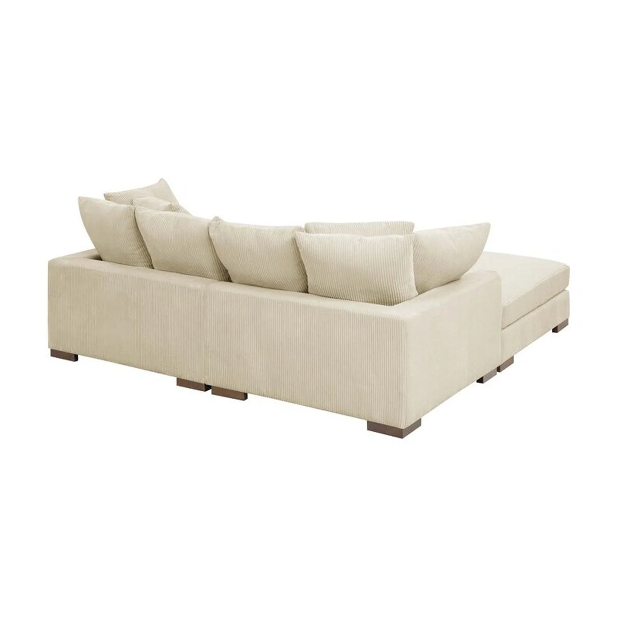 Corduroy Upholstered Sectional M659