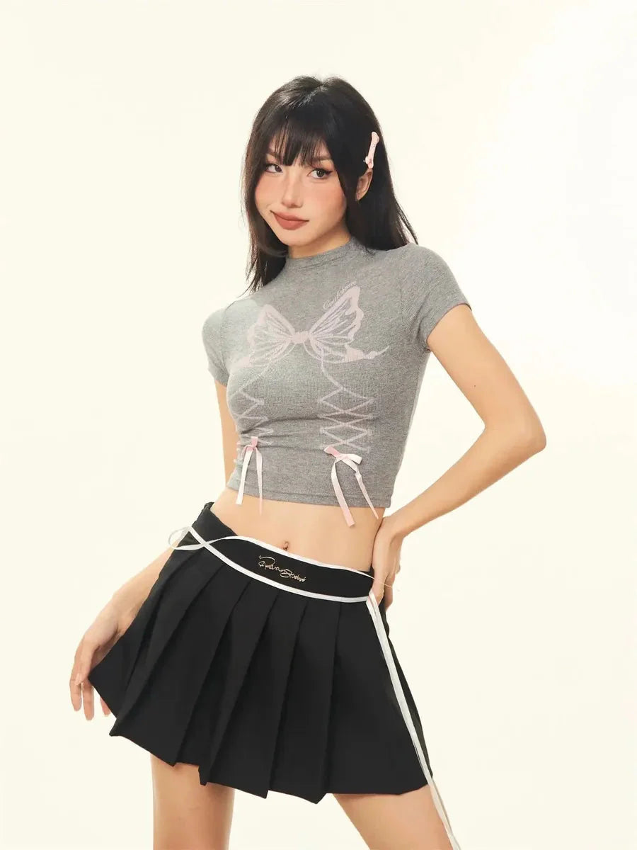 Ribbon Butterfly Shirts B629700