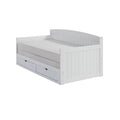White Wood Daybed with King Conversion Z823664