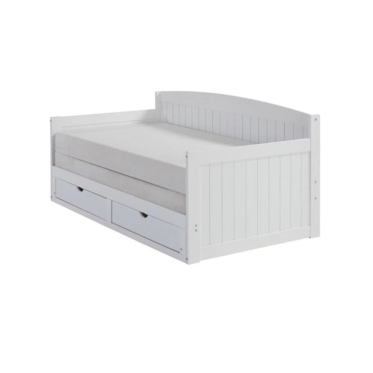 White Wood Daybed with King Conversion Z823664