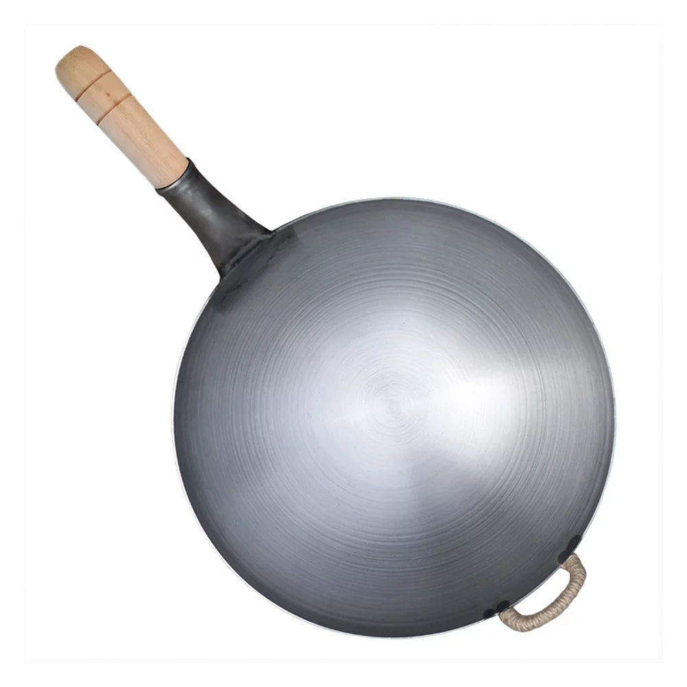 Stainless Steel Single Handle Wok Q3304