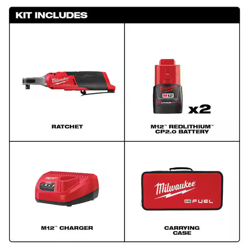 12V Lithium-Ion Brushless Cordless 3/8 in. Ratchet R45763
