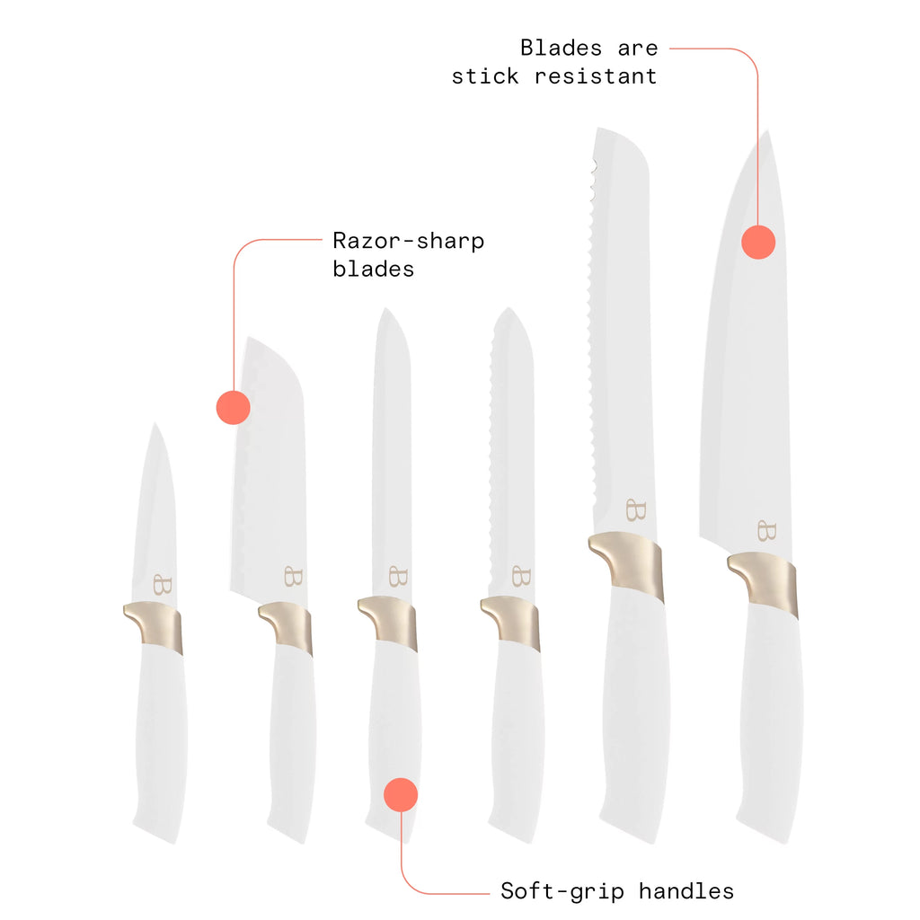 6 Piece Stainless Steel Knife Set U914