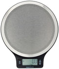 Digital Kitchen Scale with LCD Display, 11 pounds, Black and Stainless Steel L78931