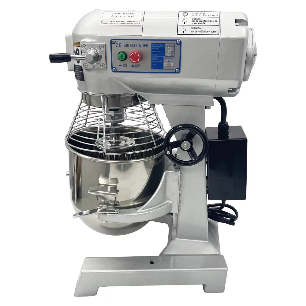 Electric Dough Mixer Kneading Machine with 10L Stainless Steel Bowl P4104
