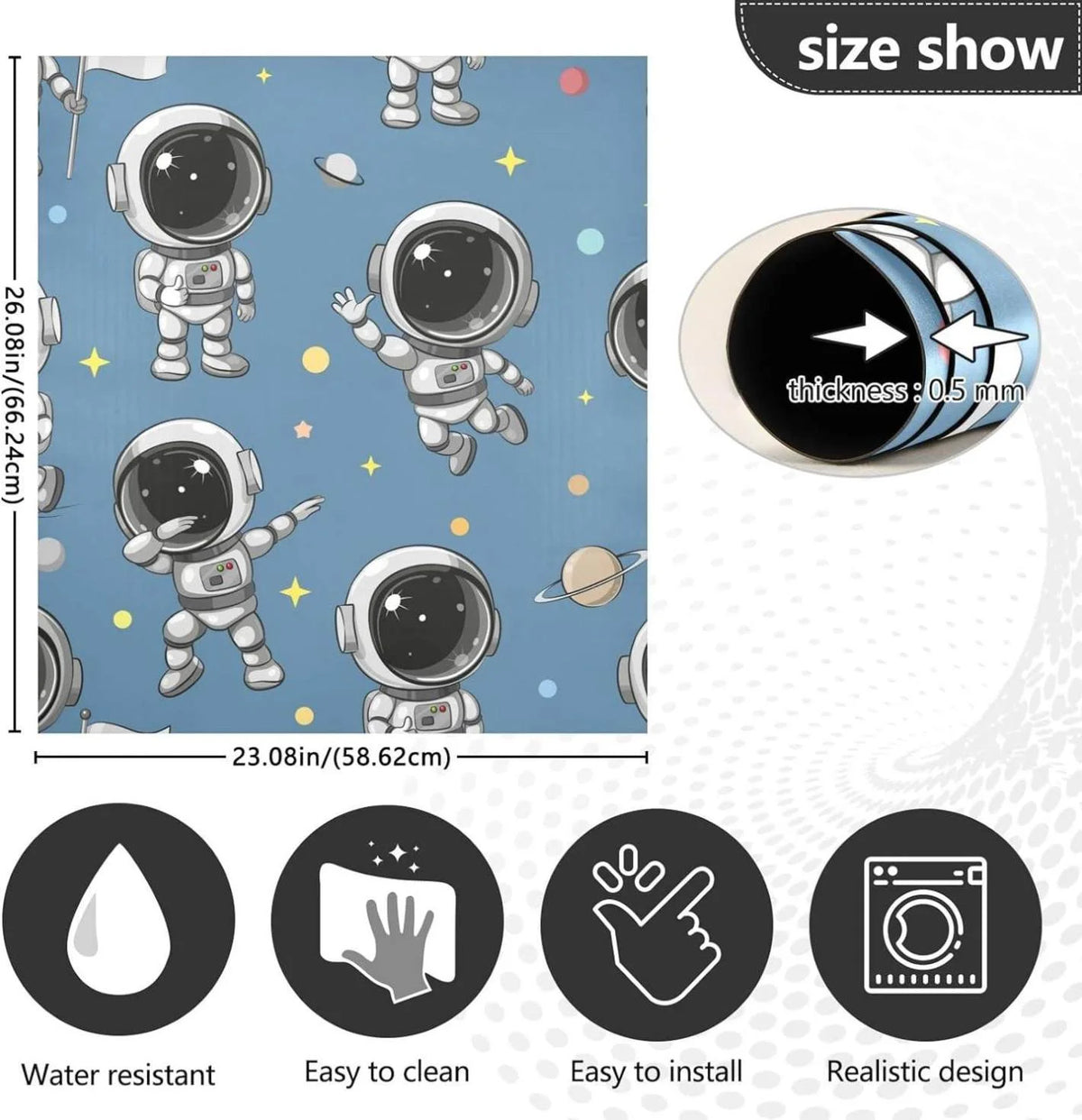 Astronaut Dishwasher Magnet Cover 23 x 26 Inch G512758