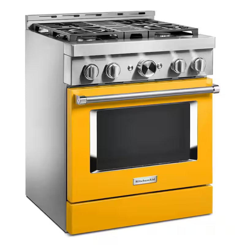 30 in. 4.1 cu. ft. Smart Gas Range with Self-Cleaning and True Convection G441908