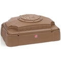 Brown Plastic Kids Sandbox with Cover R5915