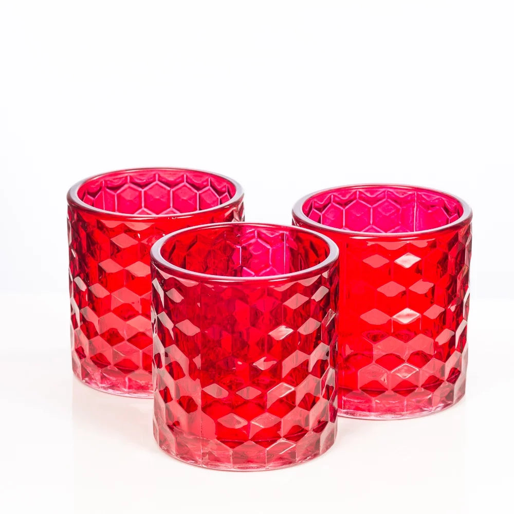 Glass Votive and Tealight Holder Set of 24 P337912