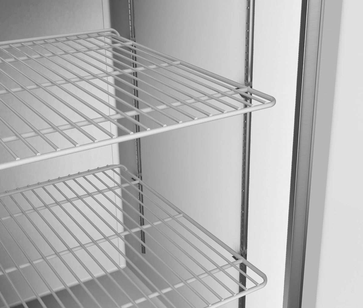 54 in Two Door Stainless Steel Reach-in Refrigerator Cooler T1774