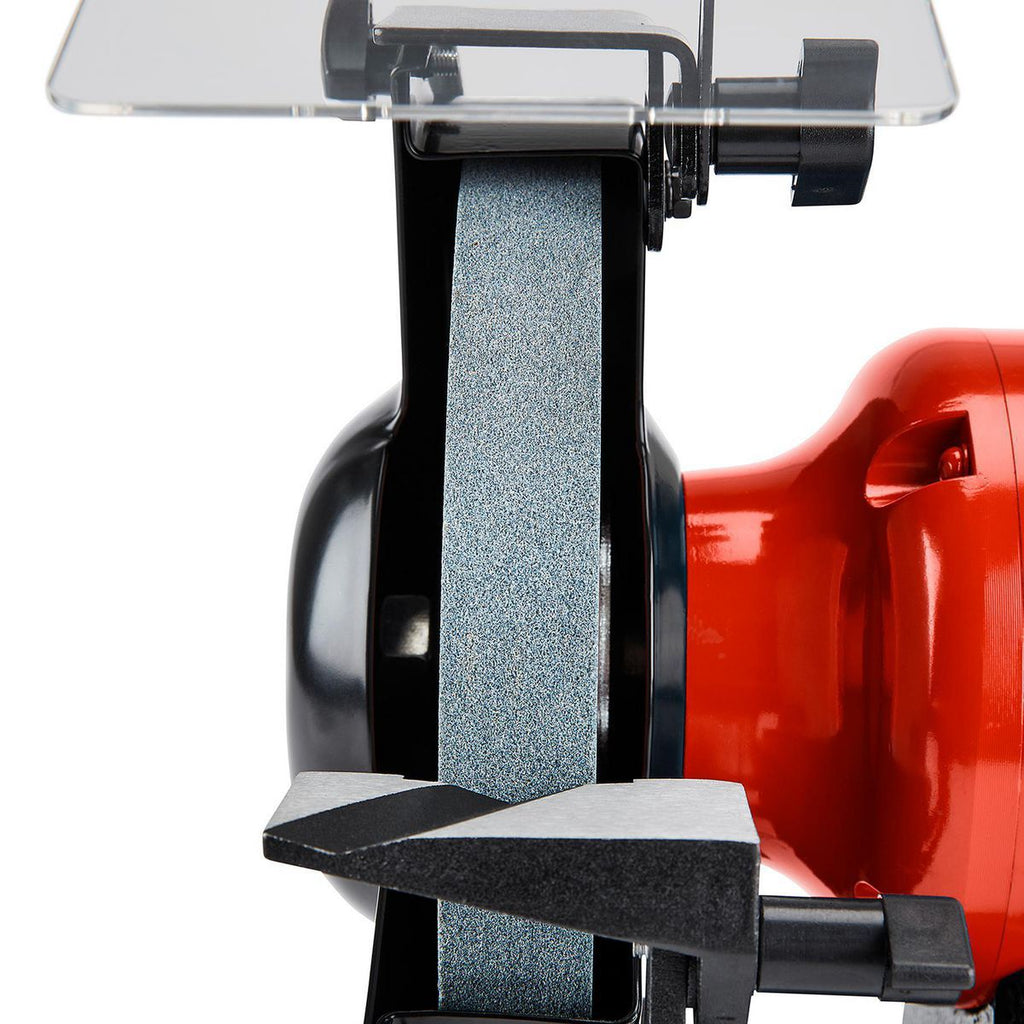 8 in. Variable-Speed Bench Grinder with LED Work Light E262