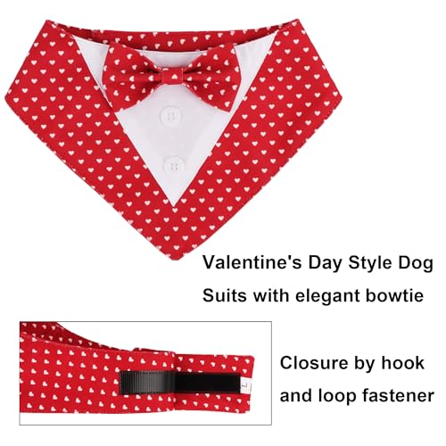 Red Plaid Dog Christmas Collar with Bowtie O83911