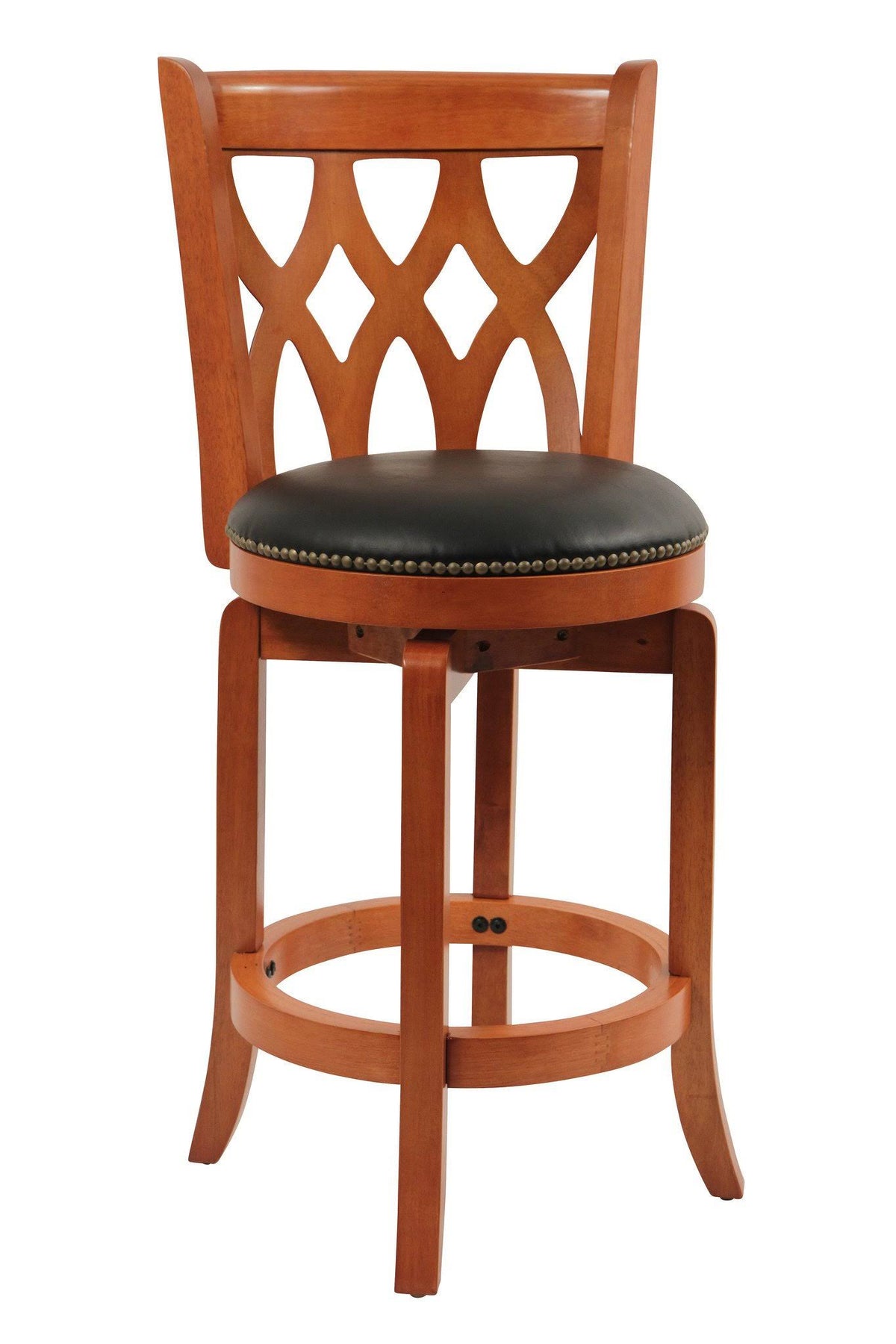 Cherry Counter Swivel Stool S66333