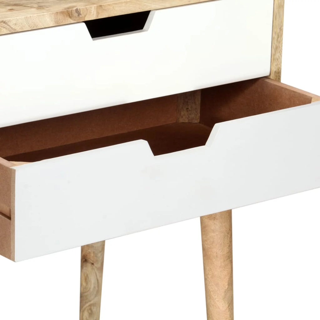 Solid Mango Wood Bedside Cabinet R16481