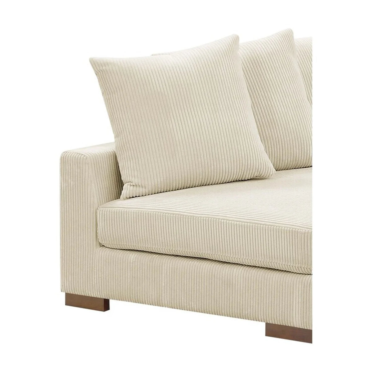Corduroy Upholstered Sectional M659