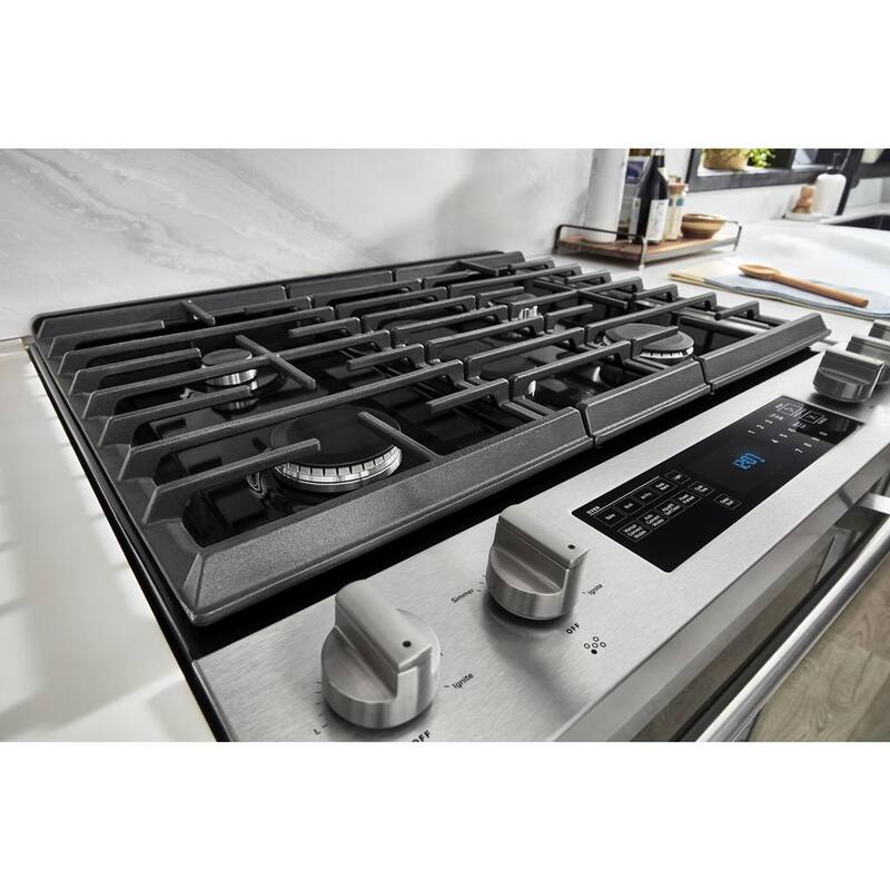 5 Burners Slide-In Gas Range Stainless Steel Q20265