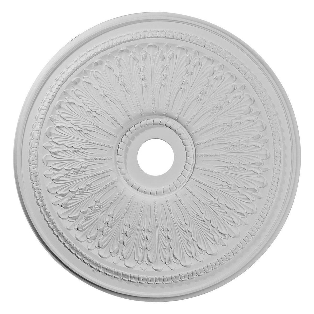 Oakleaf Ceiling Medallion Hand-Painted Polished Copper Z317658