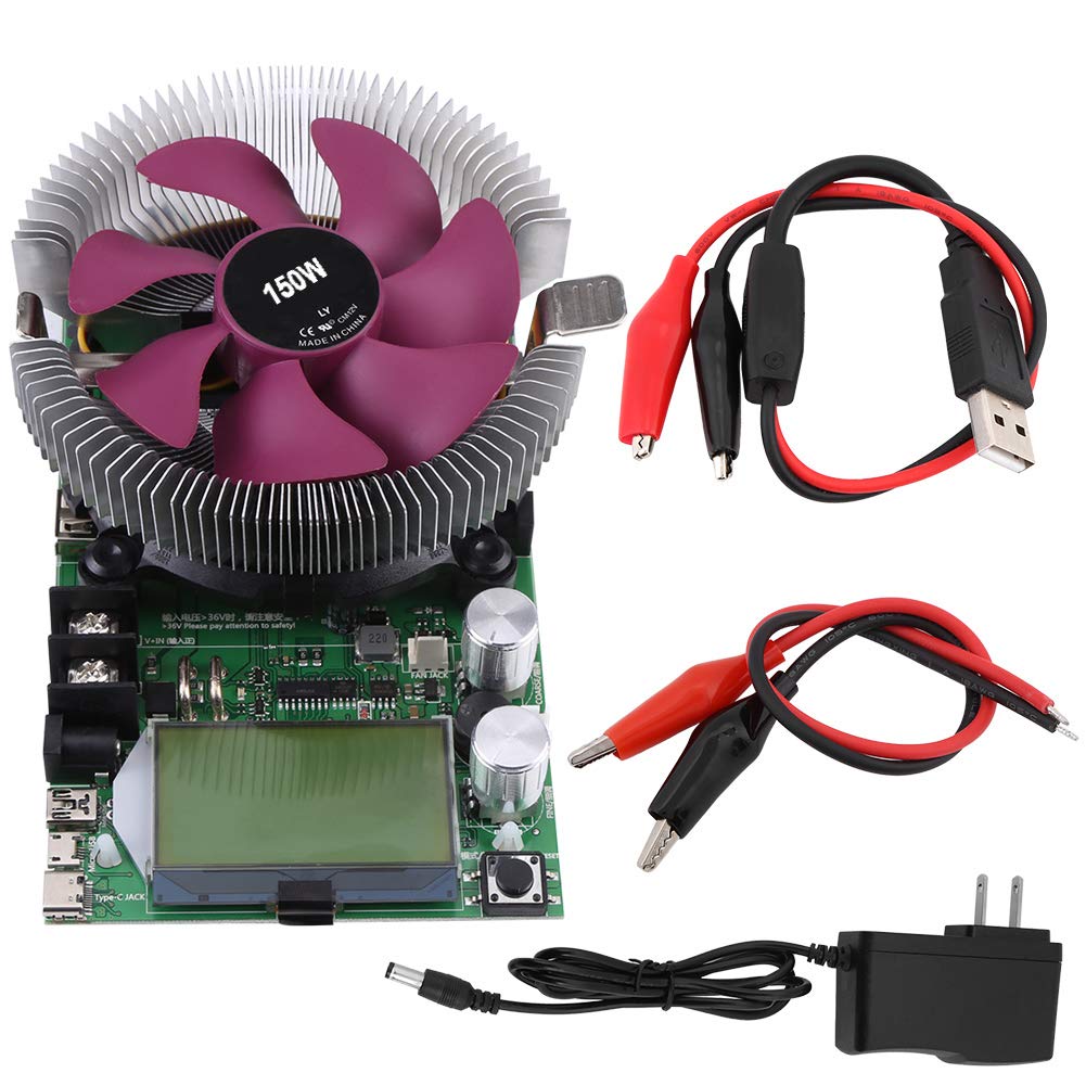 150W 200V 20A Adjustable Electronic Load Tester Pack of 2 M417777
