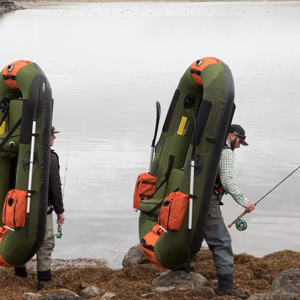 Green Frameless Inflatable Fishing Kayak Y629