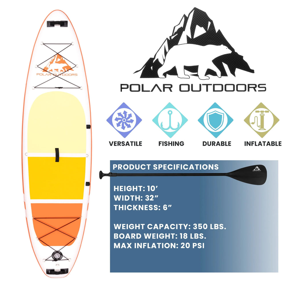 Inflatable Stand Up Paddle Board with Non-Slip Deck V8070