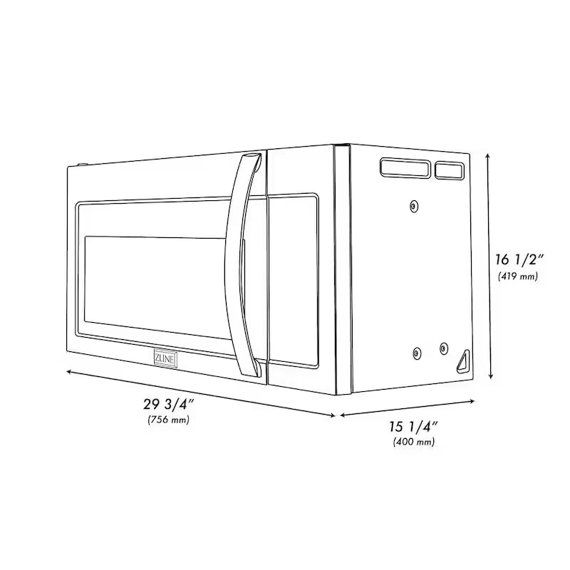 900-Watt Over the Range Microwave in Stainless Steel V610293
