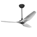 60 Ceiling Fan with Brushed Aluminum Blades and Black Finish N38292