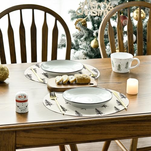 Green Christmas Placemats Set of 4 M14925