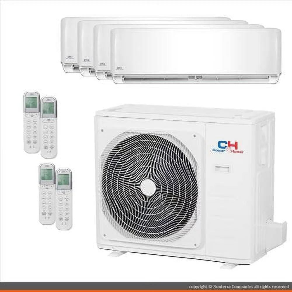 4 Zone Mini Split Ductless Air Conditioner Heat Pump B370038