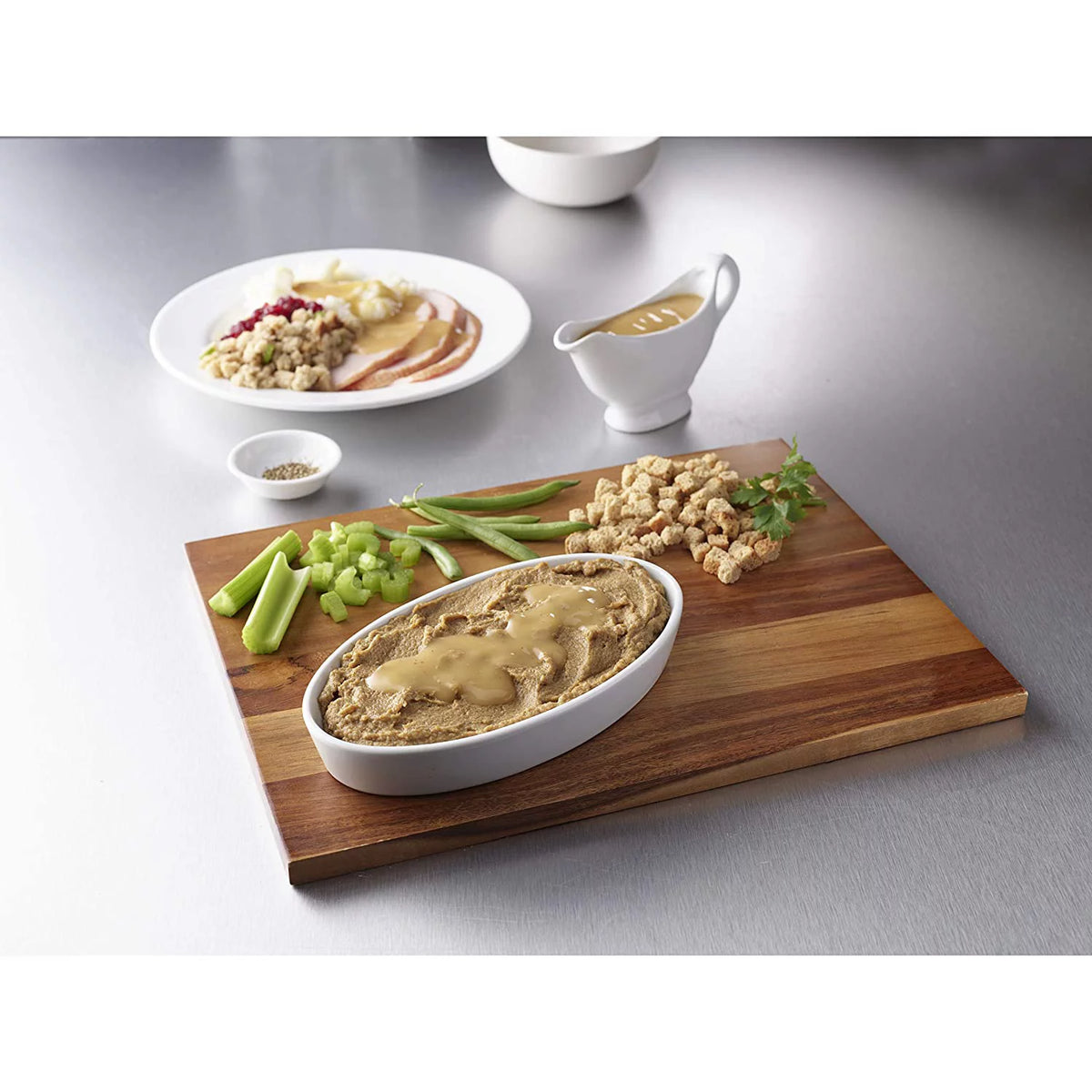 Purees Roasted Turkey with Bread Stuffing & Green Beans 7 oz Pack of 2 L2468