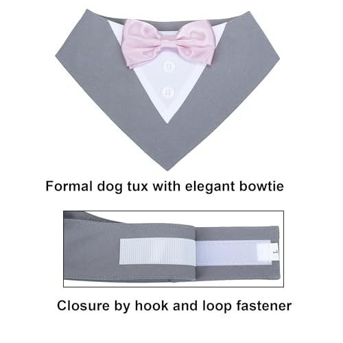 Red Plaid Dog Christmas Collar with Bowtie O83911