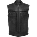 Men's Motorcycle Leather Vest M2420