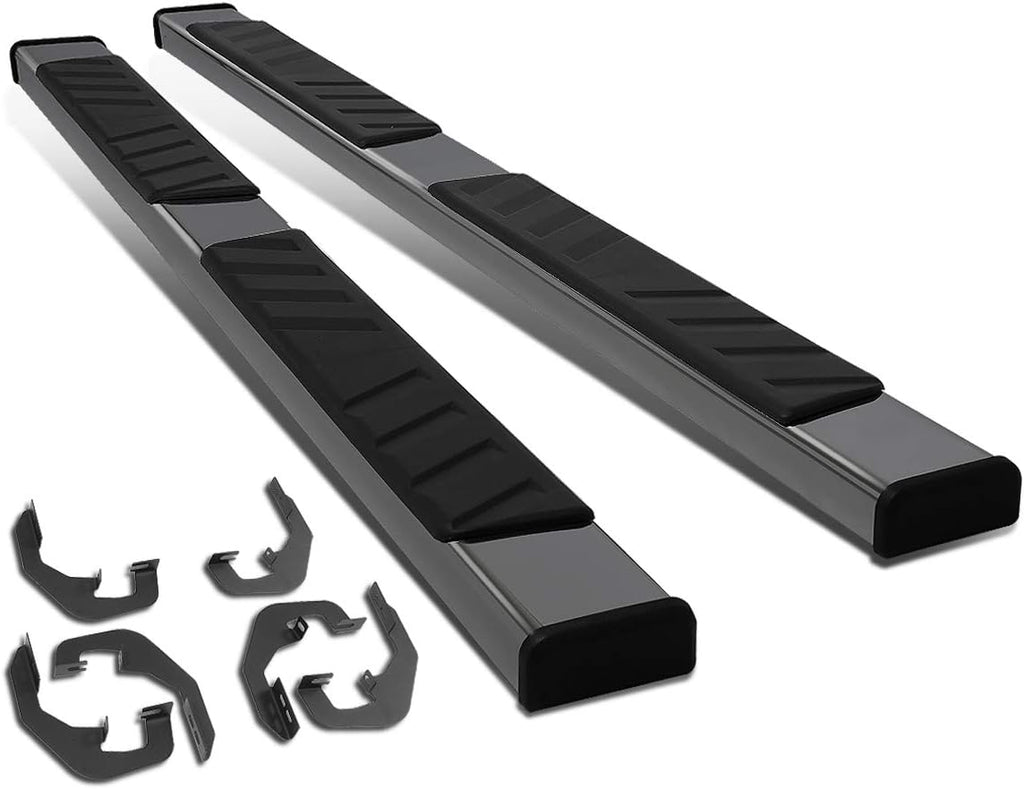 Black Stainless Steel Side Step Nerf Bar Running Boards V396