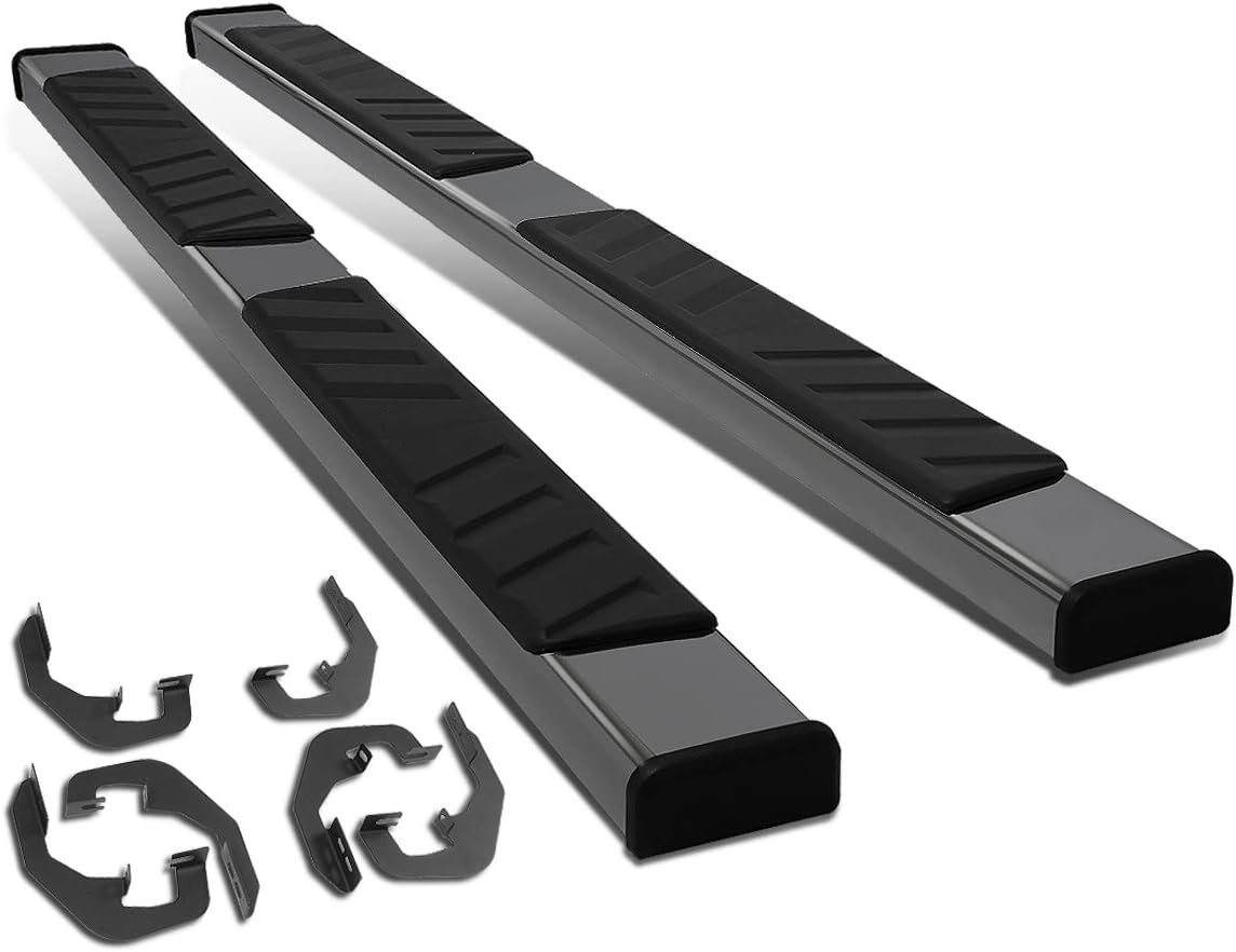 Black Stainless Steel Side Step Nerf Bar Running Boards V396