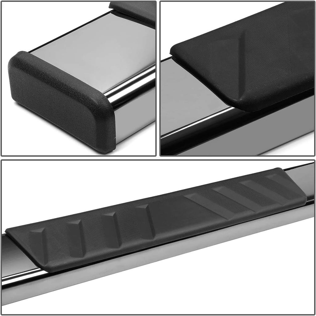 Black Stainless Steel Side Step Nerf Bar Running Boards V396