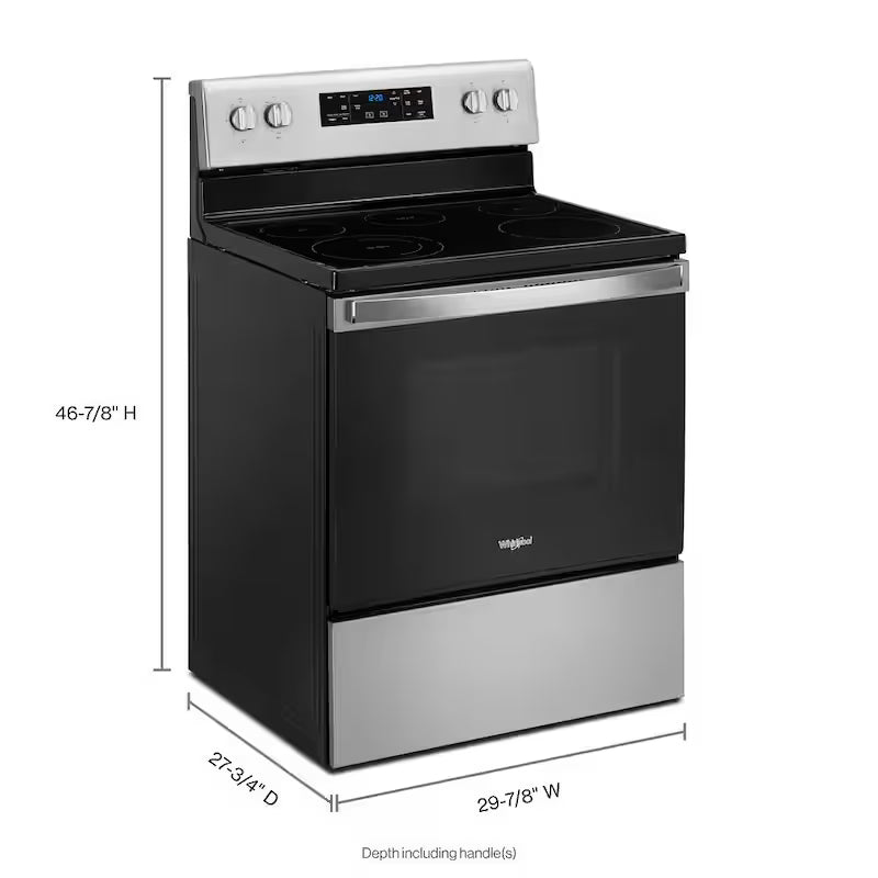 Electric Range with 5-Elements in Stainless Steel G38242