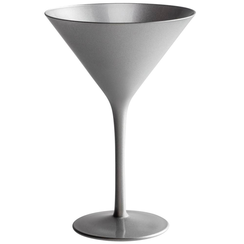 8.5 oz. Silver Martini Glass Y54734