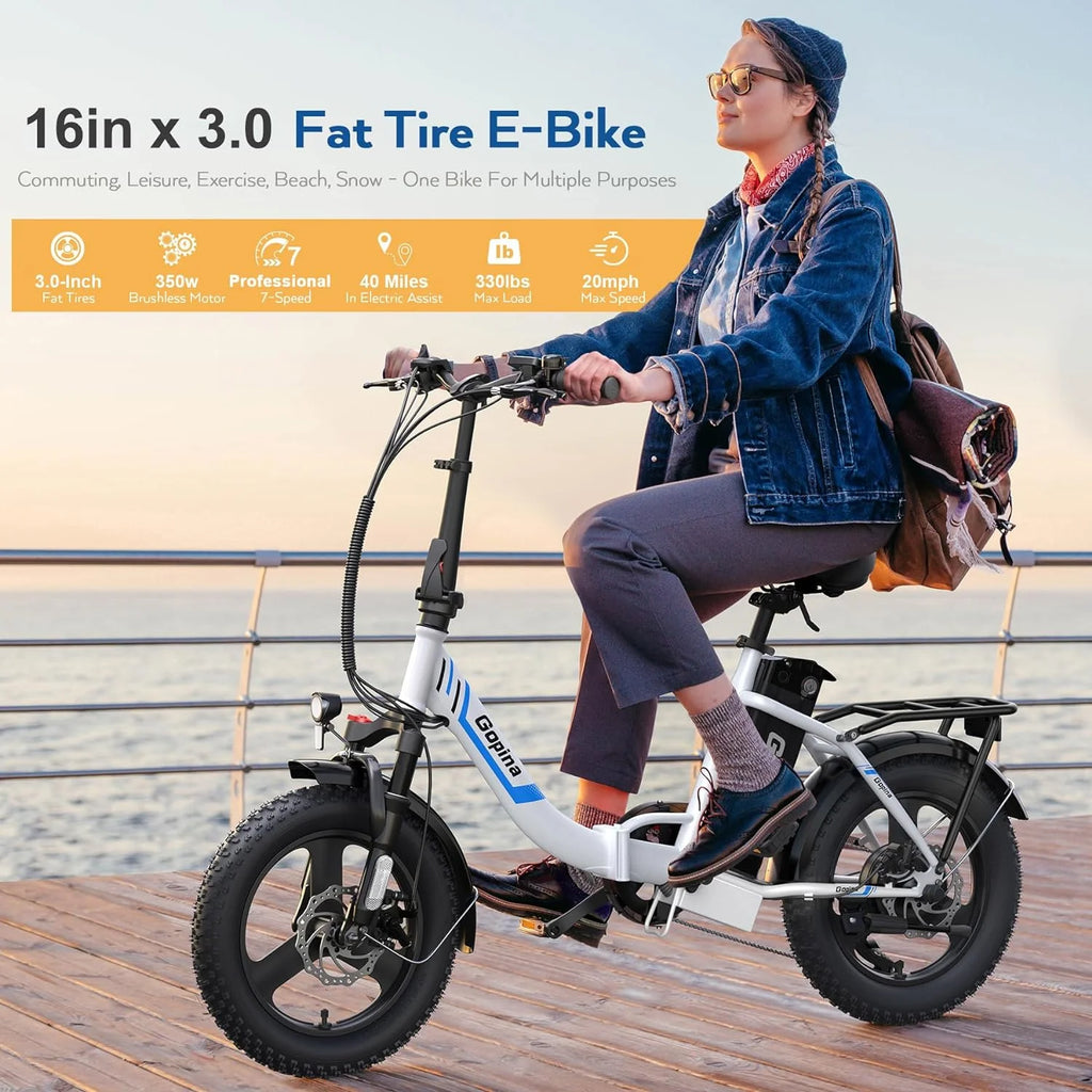 Folding 350W Step-Through Electric Bike V241789