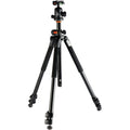 Aluminum-Alloy Tripod Kit with Ball Head, Black V4388