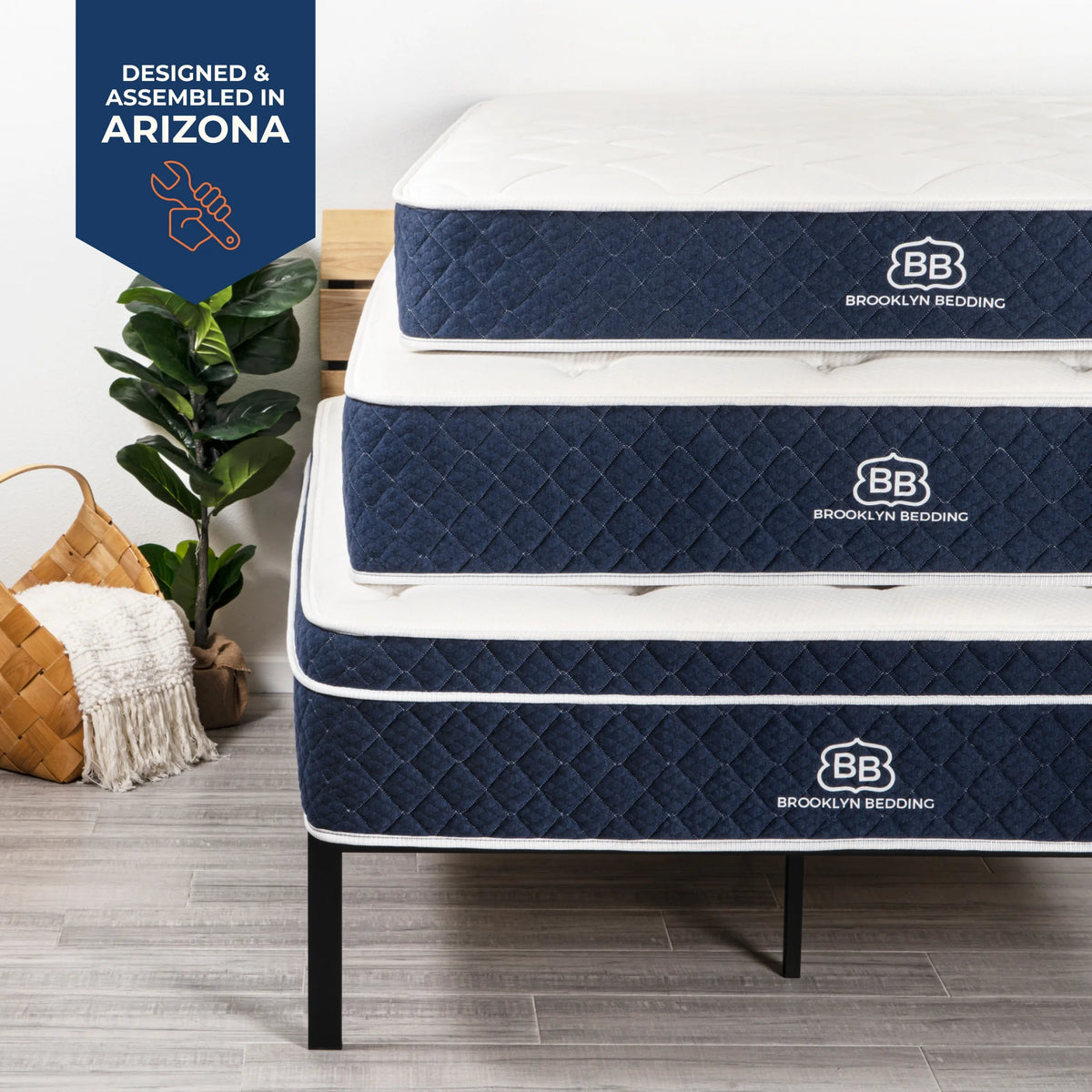 14 Plush Hybrid Mattress with Cooling Cover, Queen E870